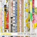 Zest for life artsy papers by Little Butterfly Wings