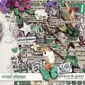 Peace & Quiet Mixed Media Bits by Little Butterfly Wings