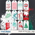 Jingle all the way tags by Little Butterfly Wings