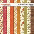 Friendsgiving Papers by LJS Designs