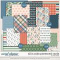 All Is Calm Patterned Cards by Traci Reed All Is Calm Patterned Cards by Traci Reed