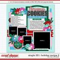 Cindy's Layered Templates - Single 251: Holiday Recipe 2 by Cindy Schneider