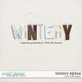 Wintery Alphas by River Rose Designs