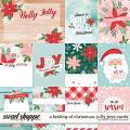 A feeling of Christmas: Jolly Joys Cards by Kristin Cronin-Barrow. 