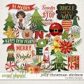 Jolly Christmas Stickers by lliella designs