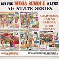 50 States MEGA Bundle #2 by Kelly Bangs Creative