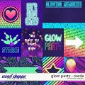 Glow Party - cards by WendyP Designs