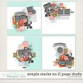 SIMPLE STACKS No.2 | PAGE DRAFTS by The Nifty Pixel