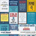 CCCold Winter Cards by Clever Monkey Graphics 