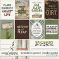 Grandpa's Garden Pocket Cards by Ponytails