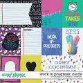 Work in progress: cards by Amanda Yi & Meagan's Creations