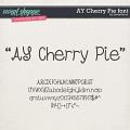 CU AY Cherry Pie font by Amanda Yi