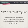CU AY Not Your Type font by Amanda Yi CU AY Not Your Type font by Amanda Yi