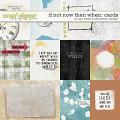 If Not Now Then When Cards by Pink Reptile Designs & Studio Basic If Not Now Then When Cards by Pink Reptile Designs & Studio Basic