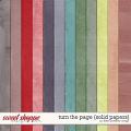 Turn the page {solid papers} by Little Butterfly Wings