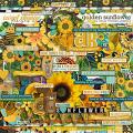 Golden Sunflower by Clever Monkey Graphics