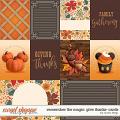 Remember the Magic: GIVE THANKS- CARDS by Studio Flergs