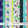 A True Original Bonus Papers by Red Ivy Design