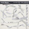 CU Mix 308 - Silver star ribbons by WendyP Designs