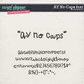 CU AY No Caps font by Amanda Yi
