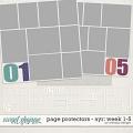 page protector - all year round: week 1 to 5 by WendyP Designs