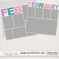 all year round - page protector: February by WendyP Designs all year round - page protector: February by WendyP Designs