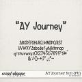 AY Journey font {PU} by Amanda Yi