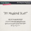CU AY Magical Stuff font by Amanda Yi