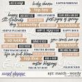 All year round: March - wordy by WendyP Designs