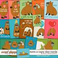 Have a Capy Day Cards by Clever Monkey Graphics 