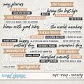 All year round: May - wordy by WendyP Designs