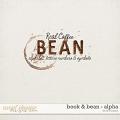 Book & Bean | Alpha - by Kris Isaacs Designs Book & Bean | Alpha - by Kris Isaacs Designs