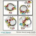 FLOWER FANCY | PAGE DRAFTS by The Nifty Pixel