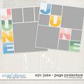 all year round: June - Page protectors by WendyP Designs