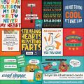 Boys Life Illustrated Cards by Clever Monkey Graphics Boys Life Illustrated Cards by Clever Monkey Graphics