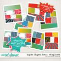 Super Duper Hero Comic Book Templates by Connection Keeping