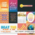All year round: august - Pocket Cards by WendyP Designs All year round: august - Pocket Cards by WendyP Designs