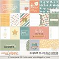August Calendar Journal Cards by Connection Keeping August Calendar Journal Cards by Connection Keeping