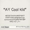 AY Cool Kid font {PU} by Amanda Yi
