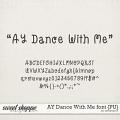 AY Dance With Me font {PU} by Amanda Yi