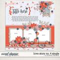 Love Story: Single 4 Layered Template by Amber