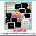 Cindy's Layered Templates - Single 262: A Summer to Remember by Cindy Schneider