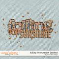 Falling for Sunshine {+alphas} by Sweet Doll designs