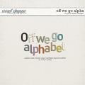 Off We Go Alphabet by Pink Reptile Designs Off We Go Alphabet by Pink Reptile Designs