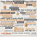 All year round: October - Wordy by WendyP Designs