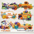 Trunk or Treat: Word Art by Meagan's Creations