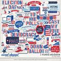 I Voted Stickers by Traci Reed