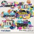 Teen Angst: Word Art by Meagan's Creations