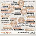 All year round: November - Wordy by WendyP Designs All year round: November - Wordy by WendyP Designs