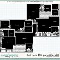 Cindy's Layered Templates - Half Pack 435: Page Fiillers 36 by Cindy Schneider